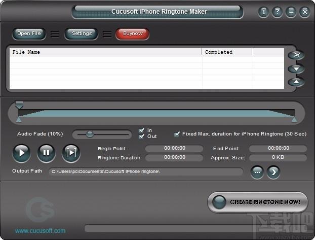 iPhone Ringtone Maker下载,iPhone铃声制作工具